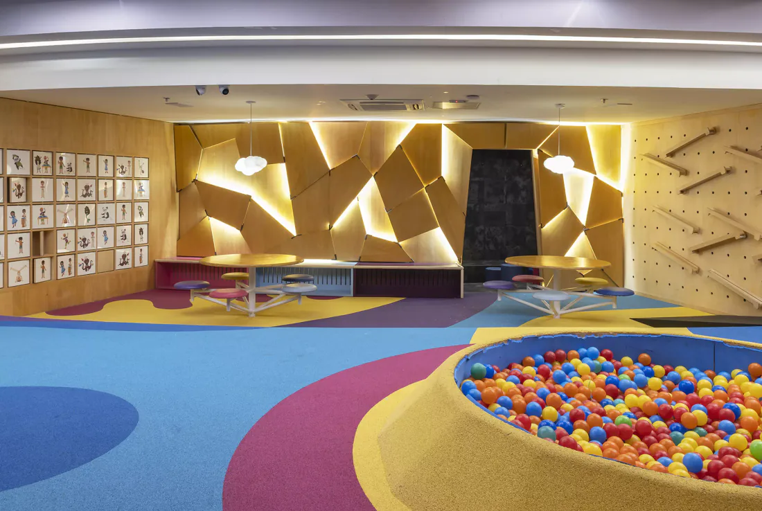 Espaço Kids em hotel no Rio de Janeiro - arquitetura infantil
